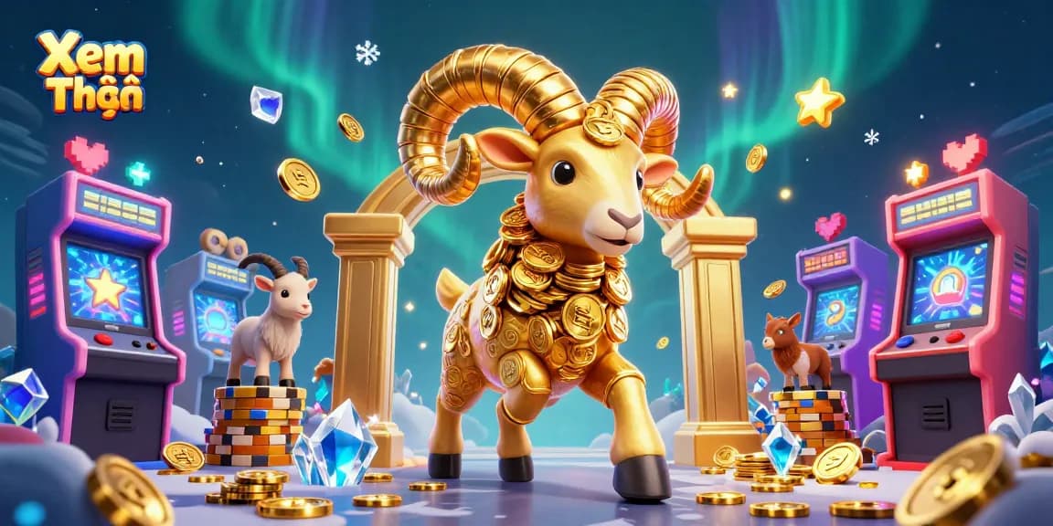 Xem Thêm to enjoy thrilling casino adventures with a gold ram representing jackpot excitement