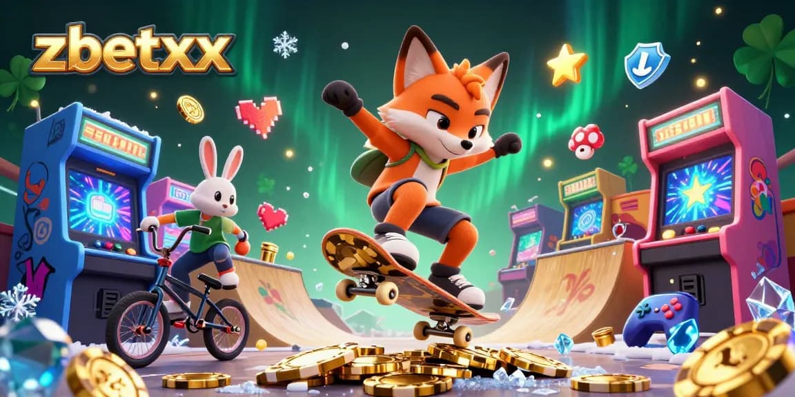 Experience exciting gameplay at zbetxx with vibrant casino elements and animated characters showcasing gaming fun.