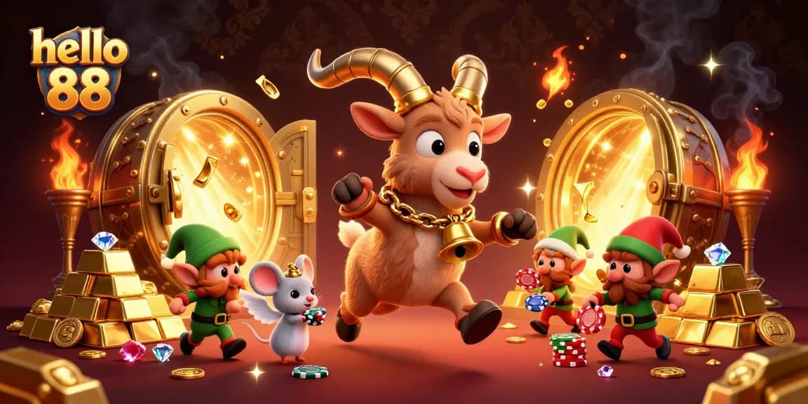Play thrilling games and manage your chips at hello 88's festive casino, brimming with treasures.