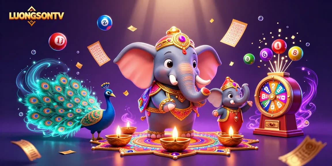LUONGSONTV enhances excitement with dynamic lottery visuals and vibrant characters