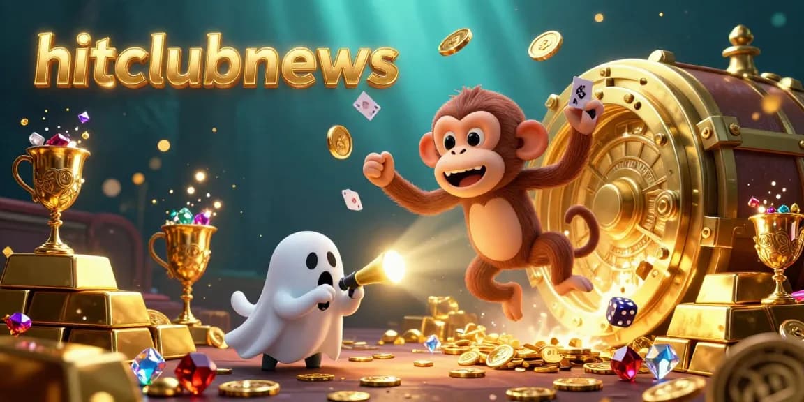 Experience thrilling action in the haunted casino of hitclubnews, with a mischievous monkey and a curious puppy.