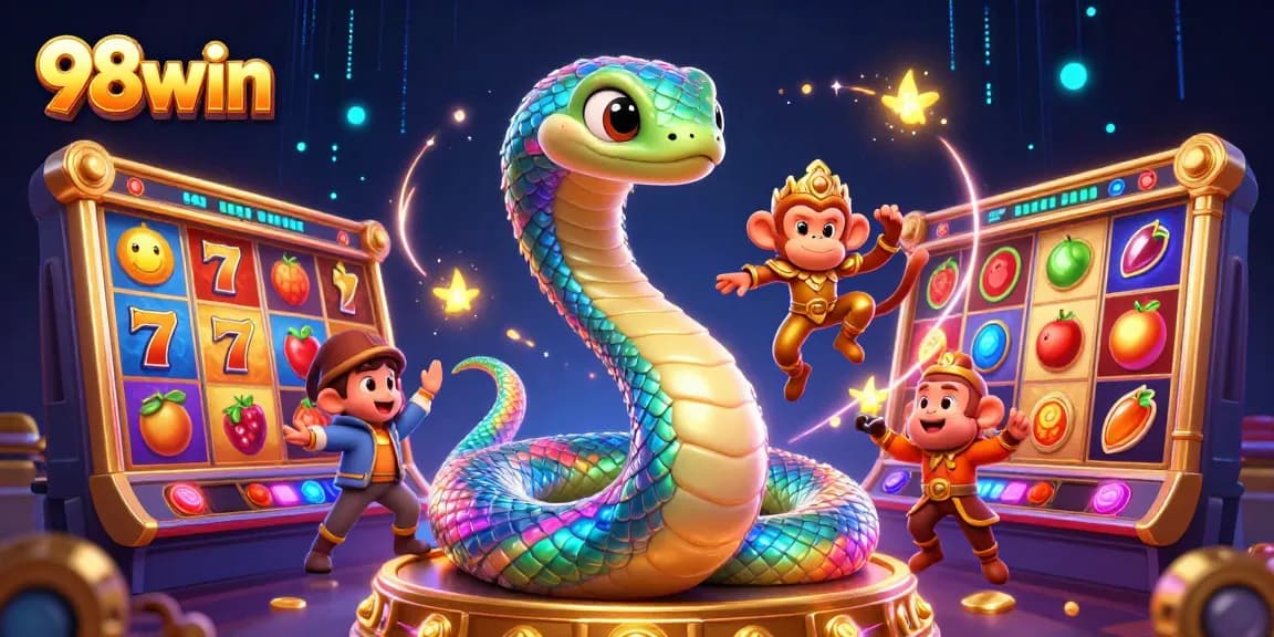 Engage with 98win’s dynamic slot scene, featuring colorful 3D designs and vibrant jackpots.