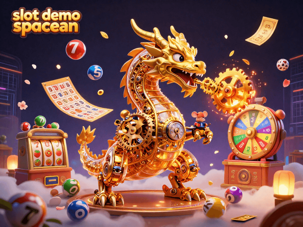 Engage with slot demo spaceman, experiencing vibrant gaming elements through an immersive and dynamic casino-themed illustration.