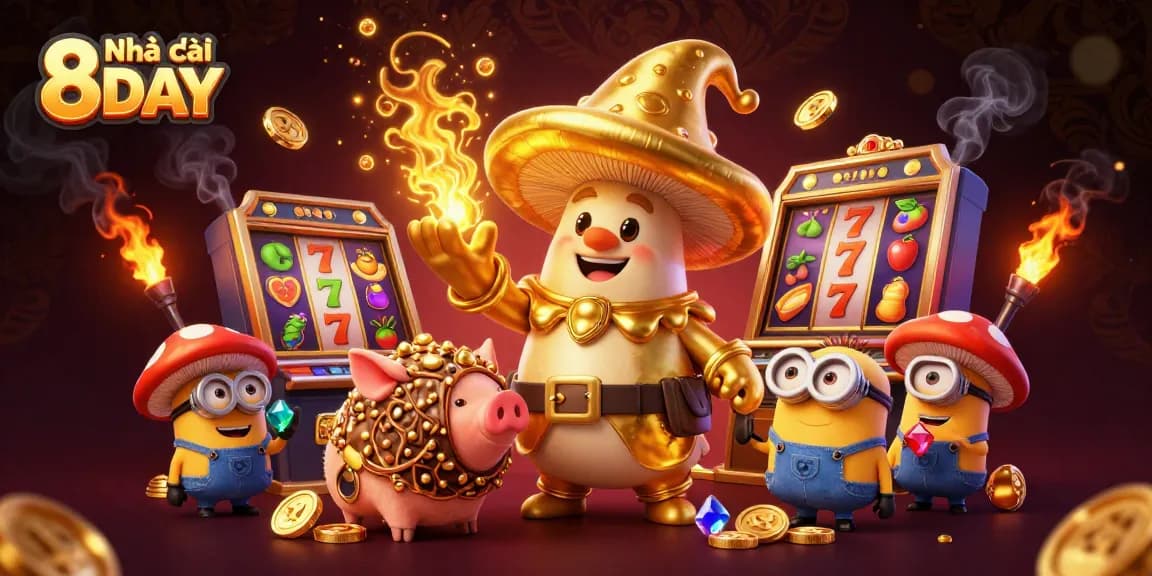 Engage with the thrilling world of Nhà cái 8DAY and discover a vibrant array of golden gaming adventures.