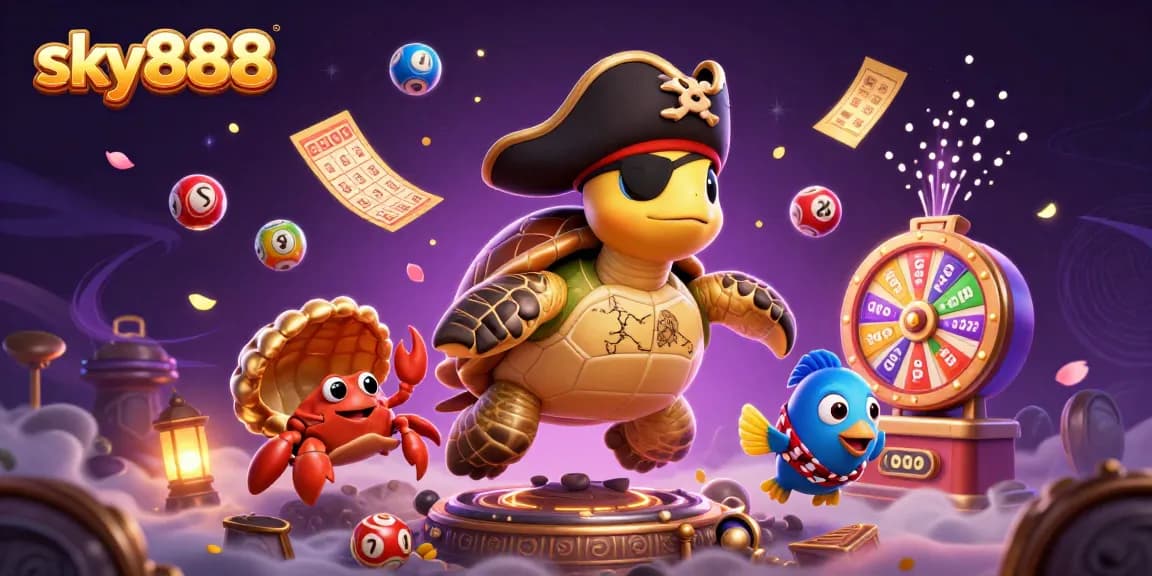 sky888 gives players a vibrant experience with treasure-filled scenes and exciting lottery elements.