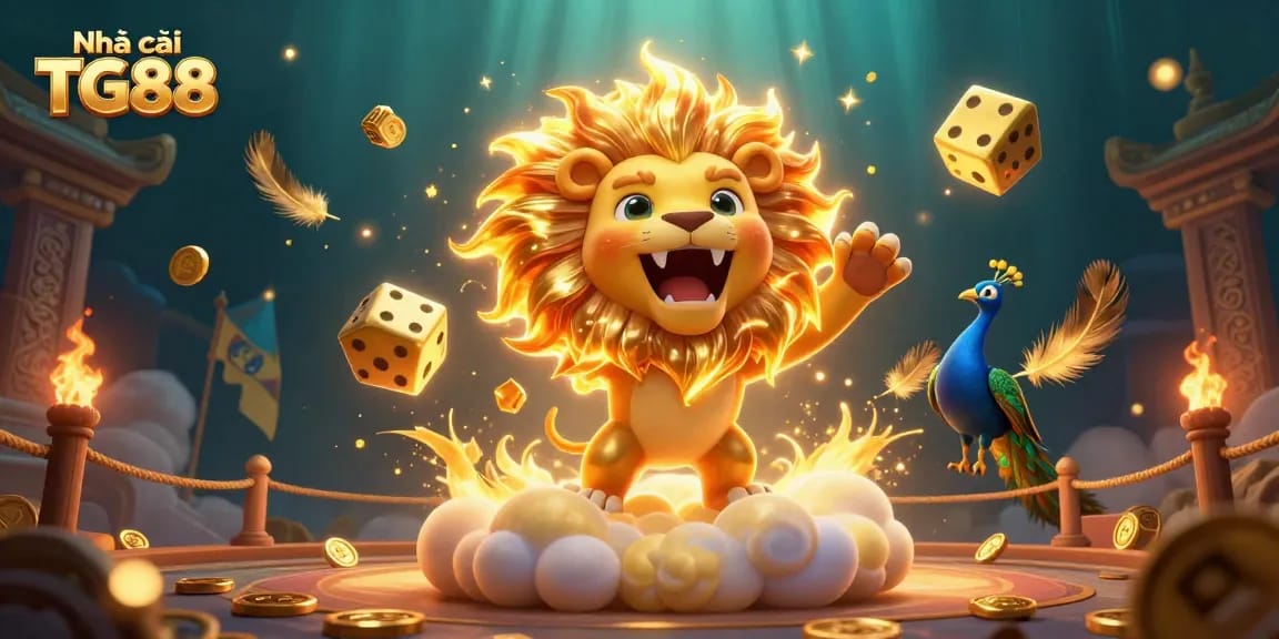 Engage with the spectacular world of Nhà cái TG88 featuring vibrant elements of casino excitement and joyful gaming.