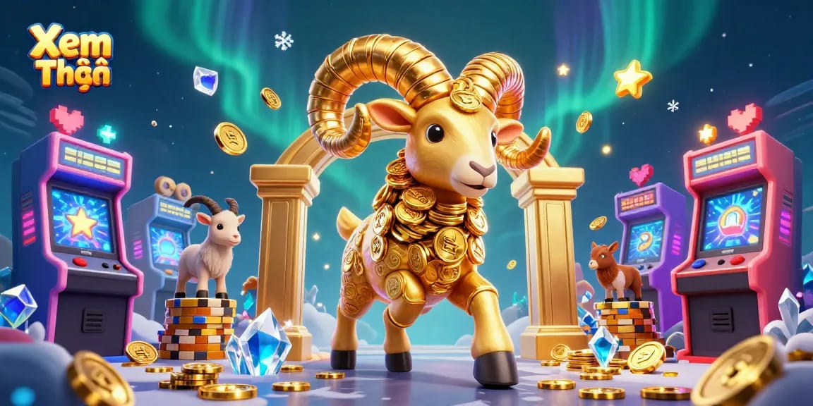 Xem Thêm to enjoy thrilling casino adventures with a gold ram representing jackpot excitement