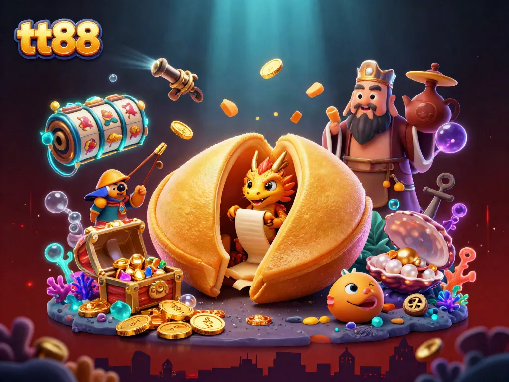 Engage with tt88's thrilling gaming adventure featuring dynamic slot reels and golden treasures.