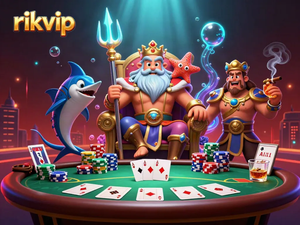 Experience exciting wins at rikvip with a vibrant casino scene featuring poker and fun elements.