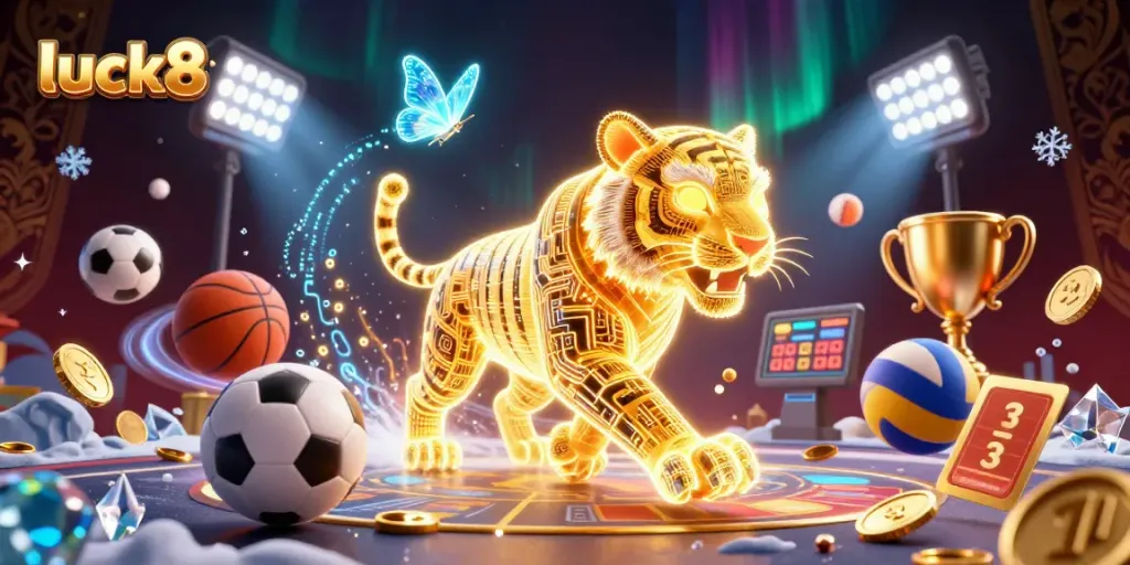 Experience luck8's dynamic casino adventures with vibrant sports elements and high-energy gameplay effects.